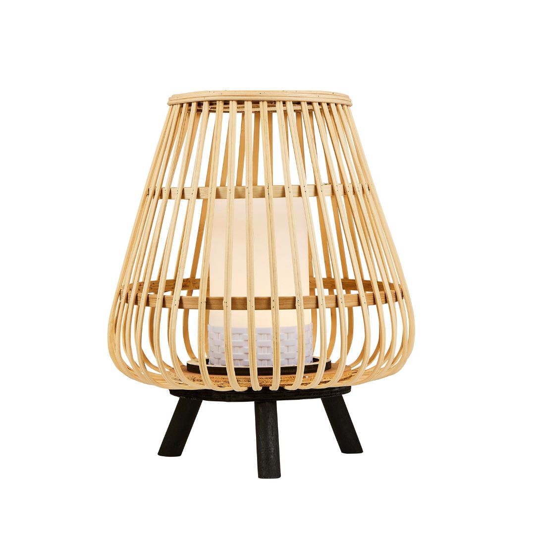 Catalina Bamboo LED Lantern