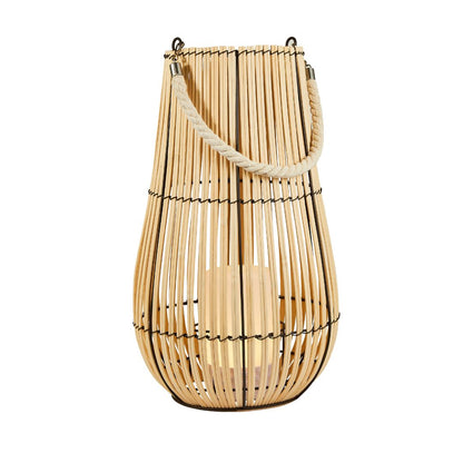 Azore Bamboo LED Lantern