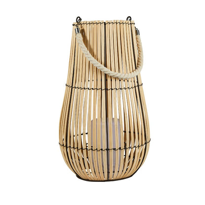 Azore Bamboo LED Lantern