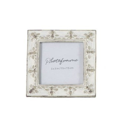 Honey Bee Ivory Photo Frame 3x3"