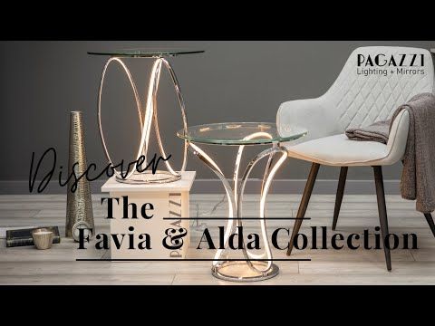 Favia Integrated LED Side Table