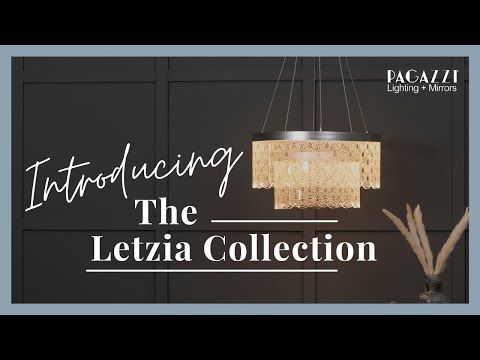 Letzia 2 Light Tiered Scallop LED Pendant Ceiling Light