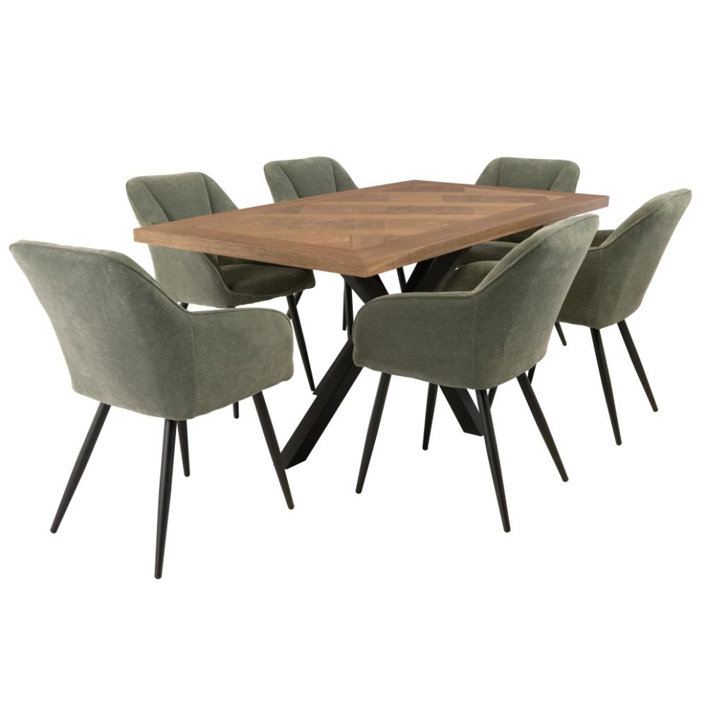 Miami 1.6M 6-Seater Dining Set