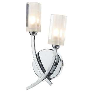 Icarus 2 Light Wall Light Polished Chrome