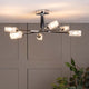 Icarus 6 Light Semi Flush Ceiling Light Polished Chrome