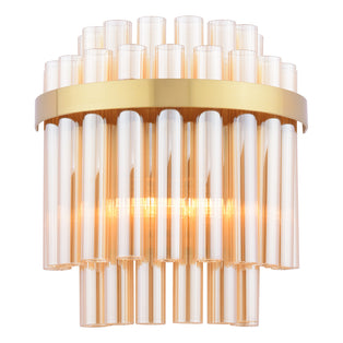 Imani 2-Light Natural Brass Wall Light