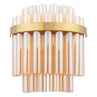 Imani 2-Light Natural Brass Wall Light