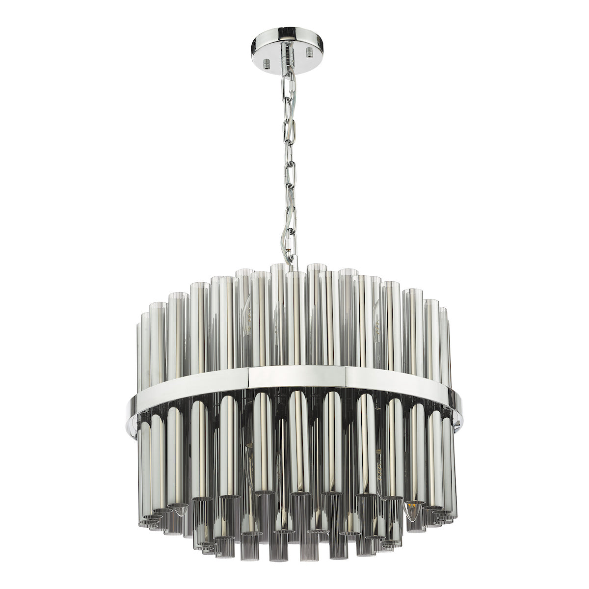 Imani 12-Light Polished Chrome Pendant