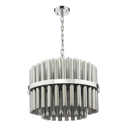 Imani 12-Light Polished Chrome Pendant