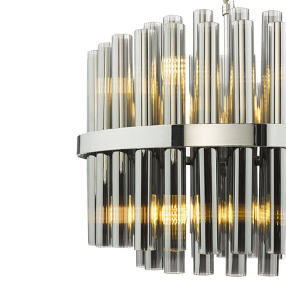 Imani 12-Light Polished Chrome Pendant