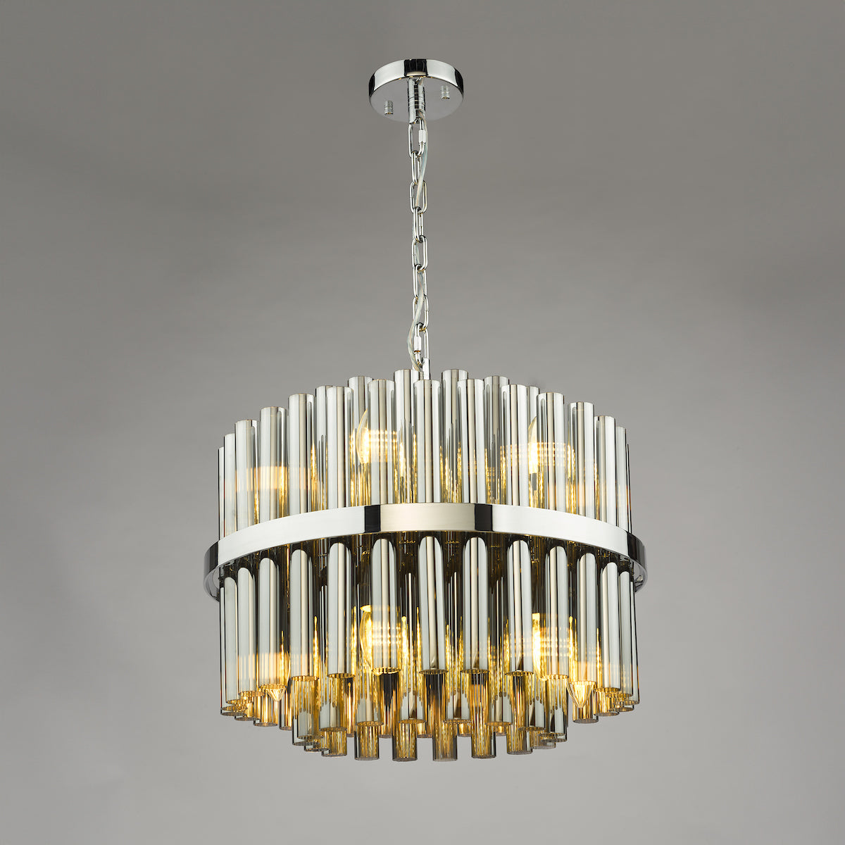 Imani 12-Light Polished Chrome Pendant