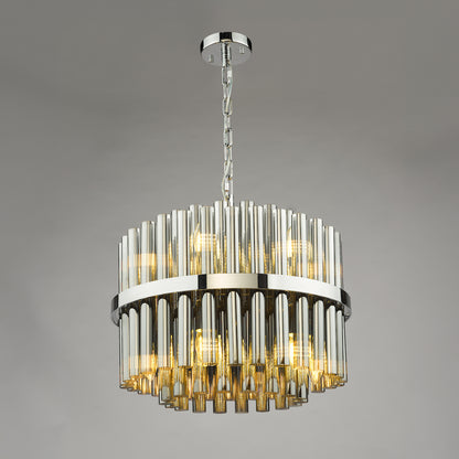 Imani 12-Light Polished Chrome Pendant