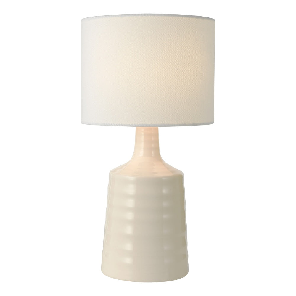 Inci Twin Pack Cream Table Lamps