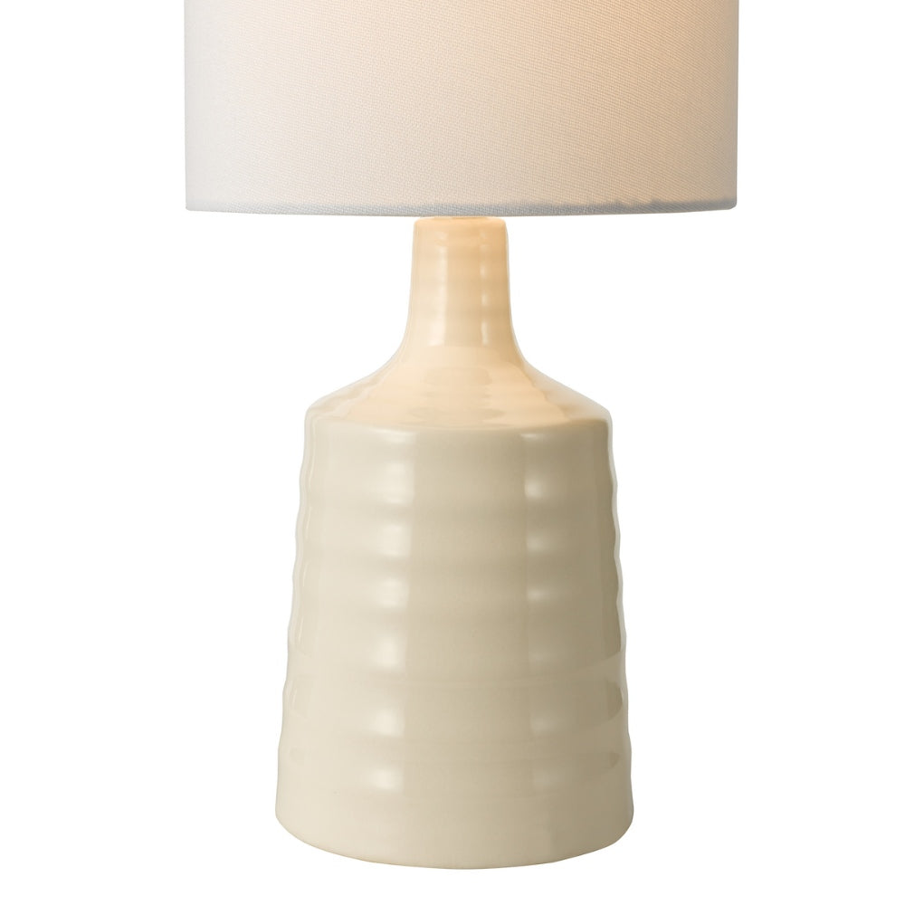 Inci Twin Pack Cream Table Lamps