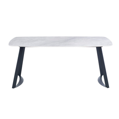 Indigo 1.8m Grey Dining Set with 6 Green Chairs