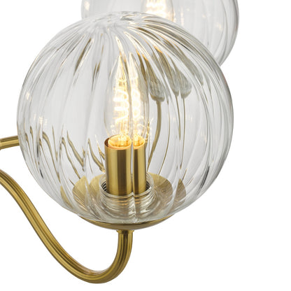 Jocelyn 5-Light Natural Brass Pendant