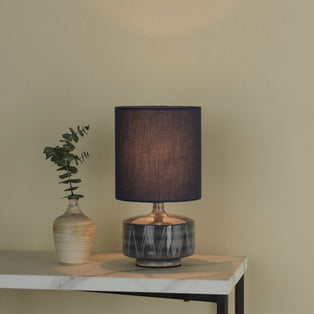 Juliette Blue Ceramic Table Lamp