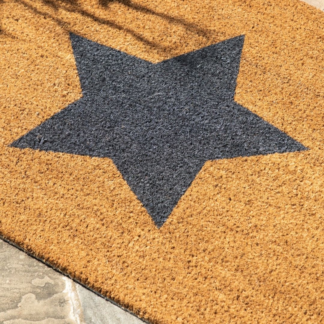 Jumbo Star Coir Doormat