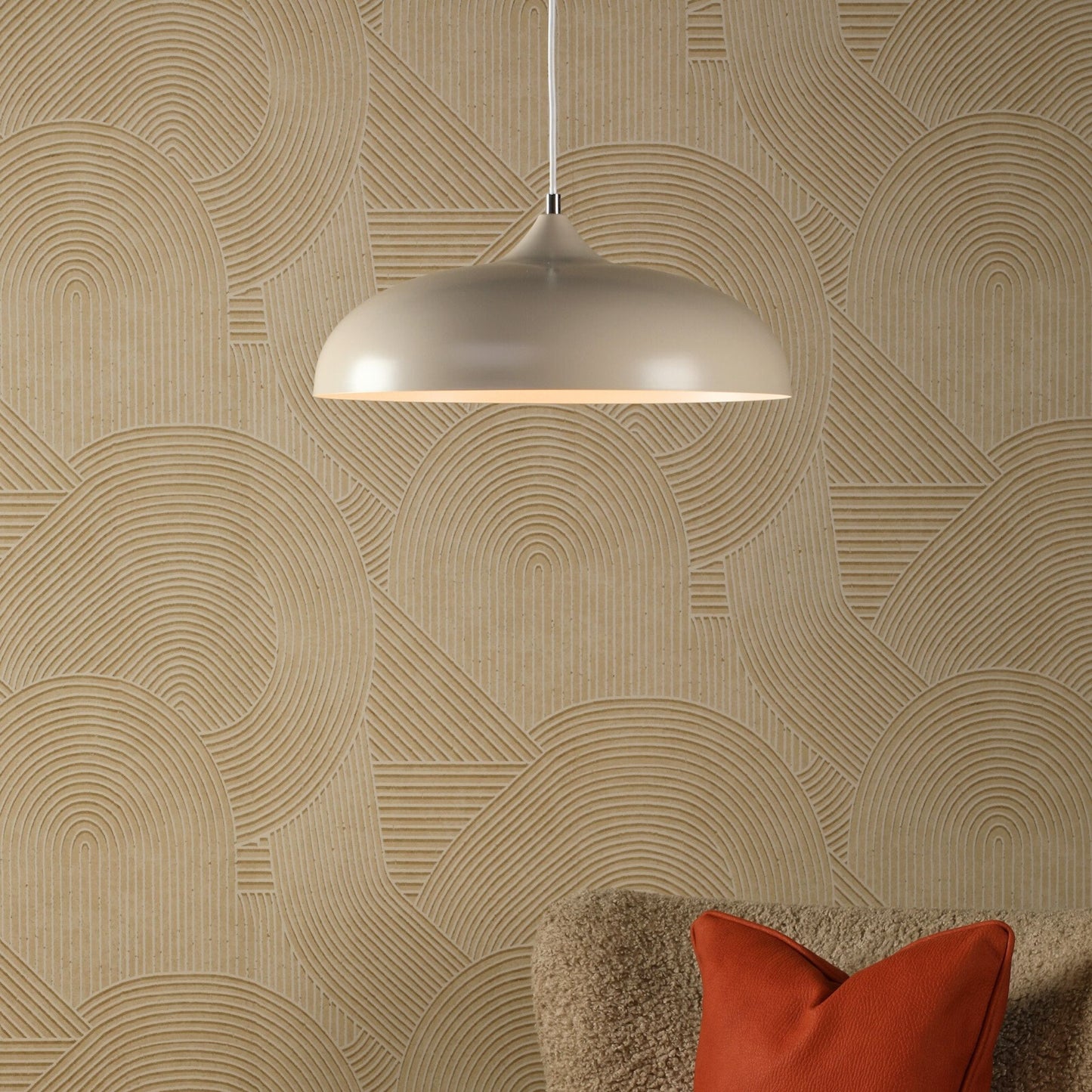 Kaelan Taupe Pendant Ceiling Light