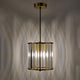 Kiran Brass & Crystal Pendant Ceiling Light