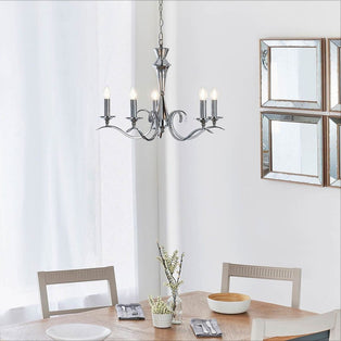 Kora 5 Light Polished Chrome Chandelier