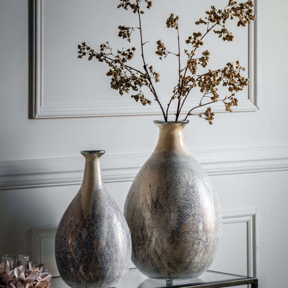 Kya Large Antique Gold Vase