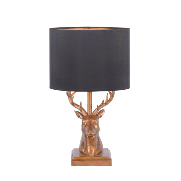 Lachlan Gold & Black Table Lamp