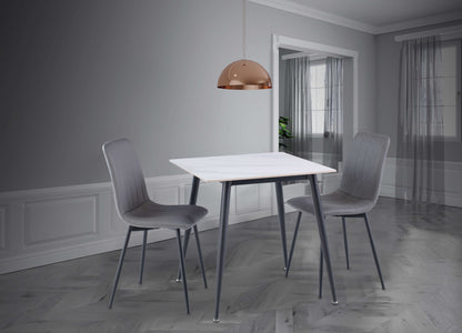 Lavina 2-Seater Dining Set with White Table