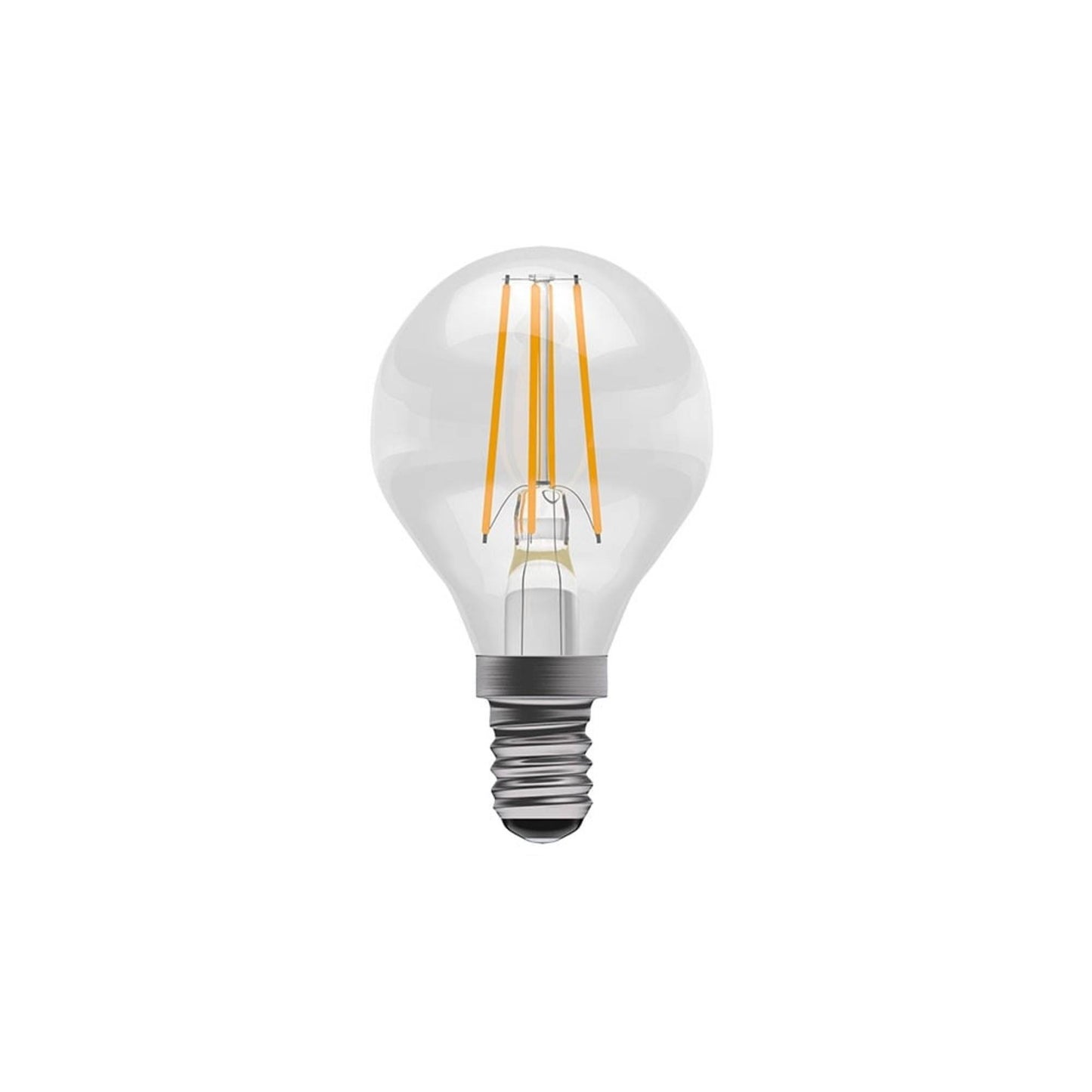 E14/SES 4w LED Mini Globe Clear Dimmable Light Bulb