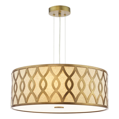 Locryn 4-Light Brushed Bronze Pendant