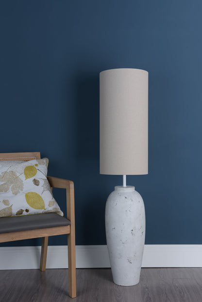 Lucinda White Concrete Floor Lamp
