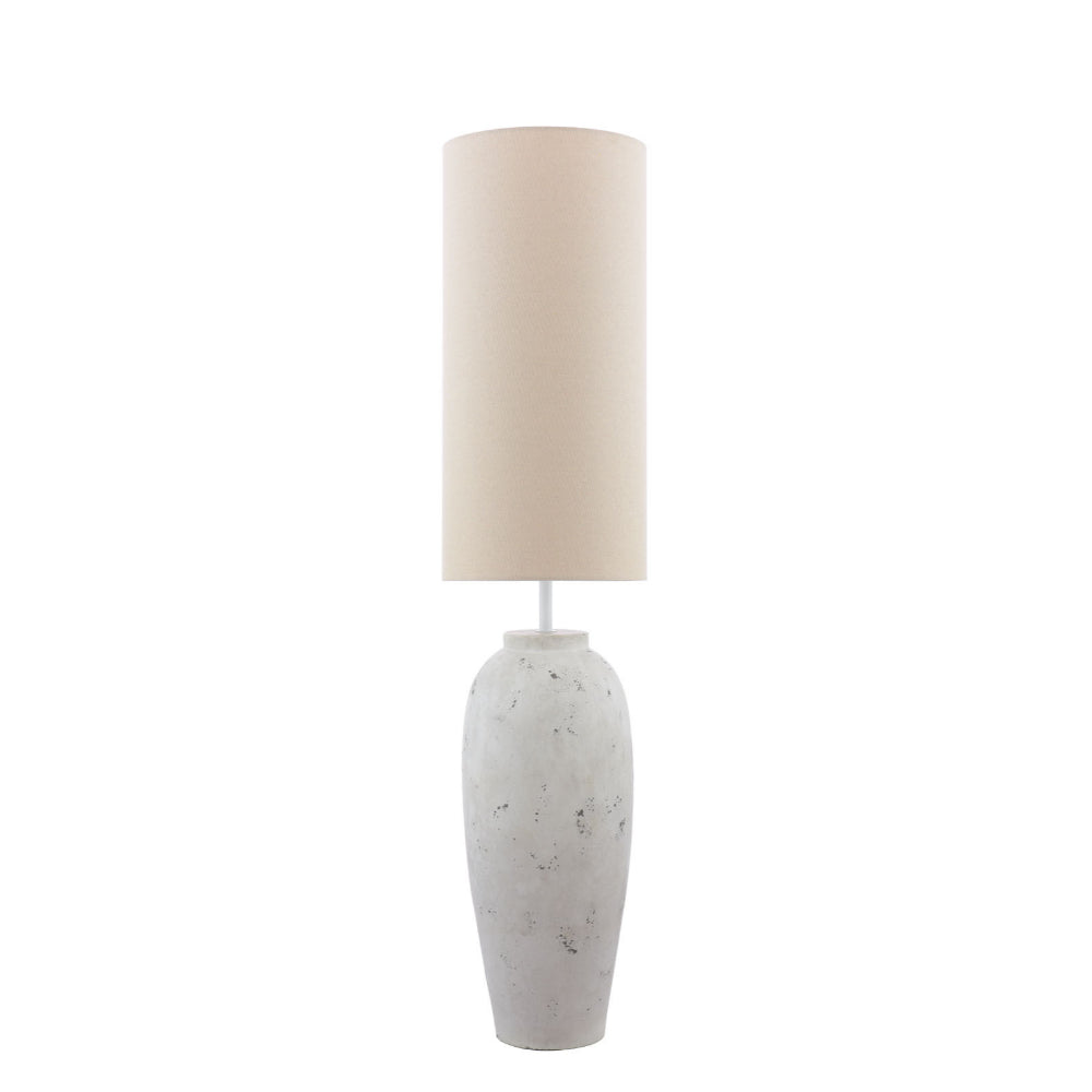 Lucinda White Concrete Floor Lamp