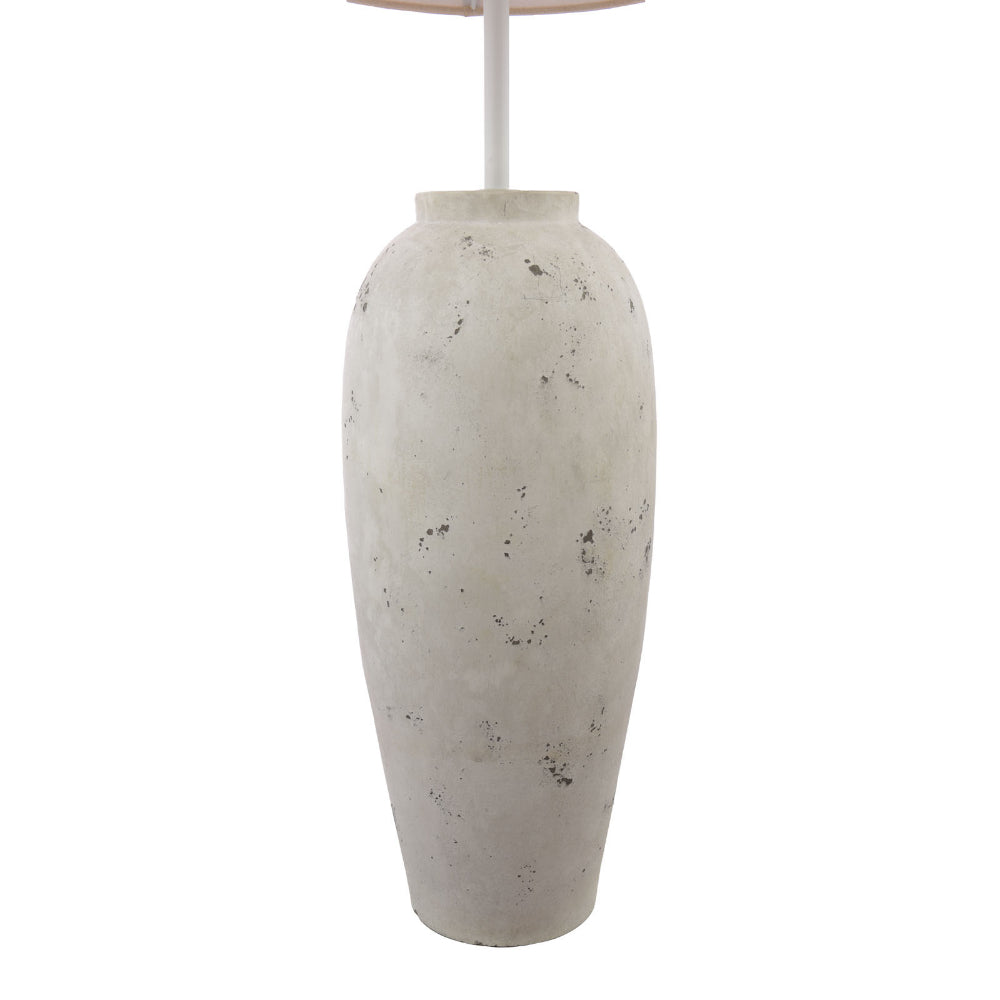 Lucinda White Concrete Floor Lamp