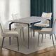 Brisbane 4 Seat Grey Dining Set with 1.4m Table
