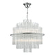 Lukas Polished Chrome & Crystal Ceiling Pendant