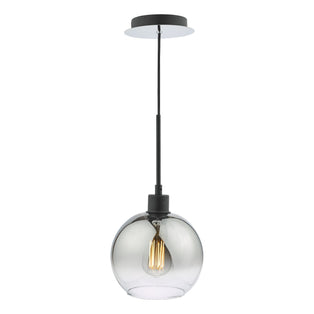 Lycia Black & Ombre Glass Pendant Ceiling Light