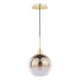 Lycia Gold & Ombre Glass Pendant Ceiling Light