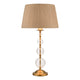 Lyzette Antique Brass & Glass Table Lamp