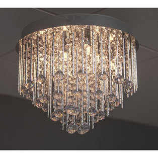 McQueen 8 Light Semi Flush Ceiling Light