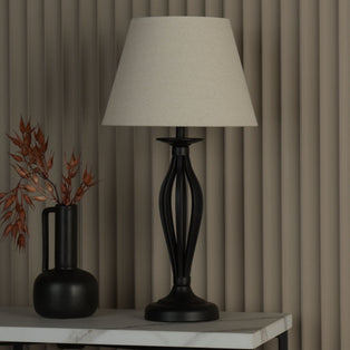 Miranda Black Table Lamp