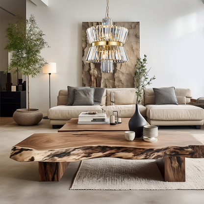 Aurelia Gold 8 Light Crystal Chandelier