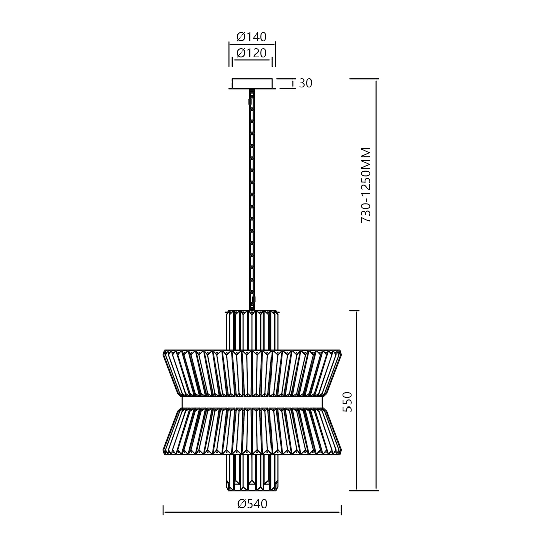 Aurelia Gold 12 Light Crystal Chandelier
