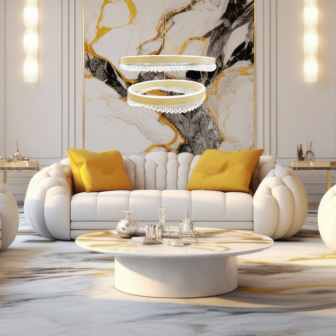 Preciosa Gold Pendant Light