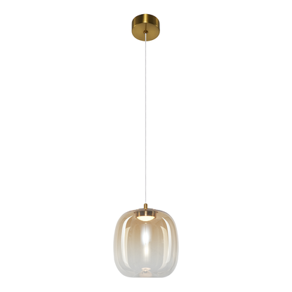 Vaso Gold Glass Pendant Light 15cm