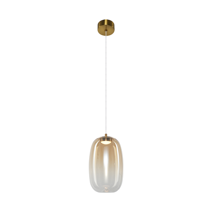 Vaso Gold Glass Pendant Light 13cm