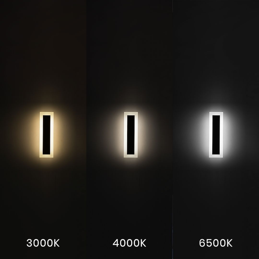 Wow Black IP54 Outdoor Wall Light 30cm