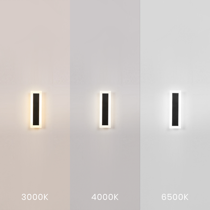 Wow Black IP54 Outdoor Wall Light 30cm