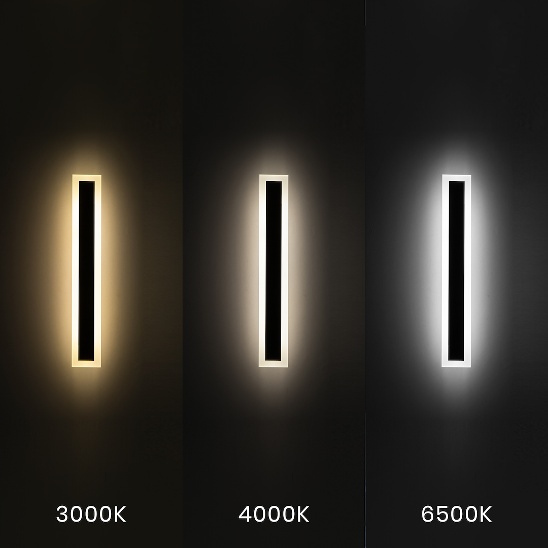 Wow Black IP54 Outdoor Wall Light 60cm