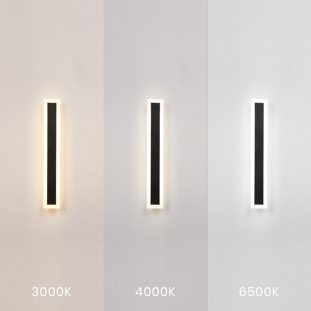 Wow Black IP54 Outdoor Wall Light 60cm