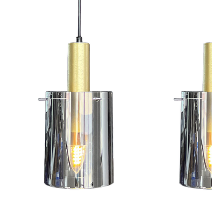 Arcadia Black & Gold 3 Light Pendant Bar